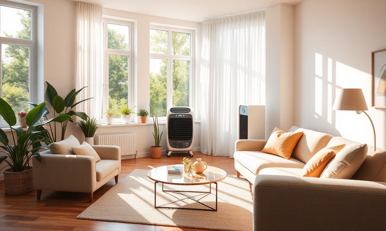 Cool, comfortable summer living room with BreezaMax